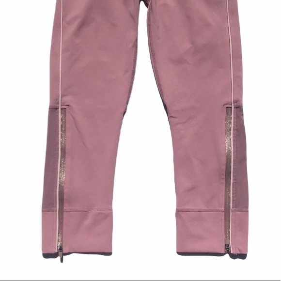 Fabletics Demi Lovato Define High Waisted Capri Zipper Mesh Leggings - Picture 4 of 10